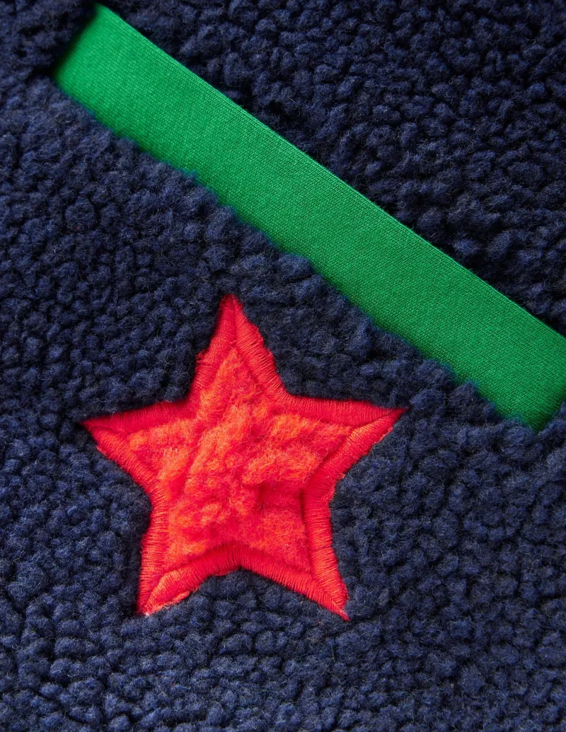 Coats & Jackets-Boden Cosy Borg Jacket-College Navy Star CollegeNavyStar