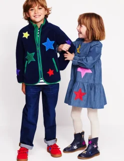Coats & Jackets-Boden Cosy Borg Jacket-College Navy Star CollegeNavyStar