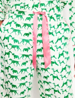 Nightwear & Lougewear-Boden Cotton Sateen Pajama Trousers-Ivory, Janet and Friends Ivory,JanetandFriends