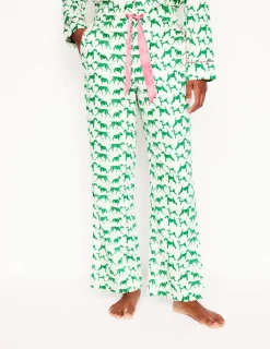 Nightwear & Lougewear-Boden Cotton Sateen Pajama Trousers-Ivory, Janet and Friends Ivory,JanetandFriends
