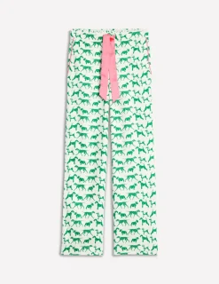 Nightwear & Lougewear-Boden Cotton Sateen Pajama Trousers-Ivory, Janet and Friends Ivory,JanetandFriends