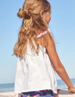 Tops & T-Shirts-Boden Crochet Tank Top- White