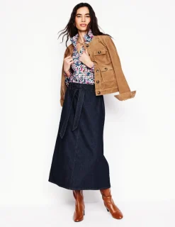 Skirts-Boden Denim Maxi Skirt-Indigo Rinse IndigoRinse