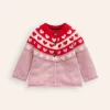 Sweaters & Cardigans-Boden Edie Fair Isle Cardigan-Almond Pink Hearts AlmondPinkHearts