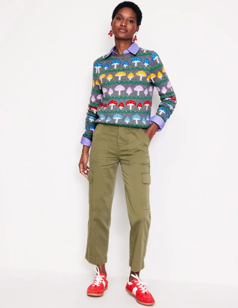 Sweaters & Cardigans-Boden Edie Fair Isle Sweater-Grey Mushroom GreyMushroom