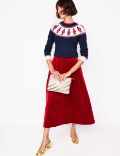Sweaters & Cardigans-Boden Edie Fair Isle Sweater-Navy, Soldiers Navy,Soldiers