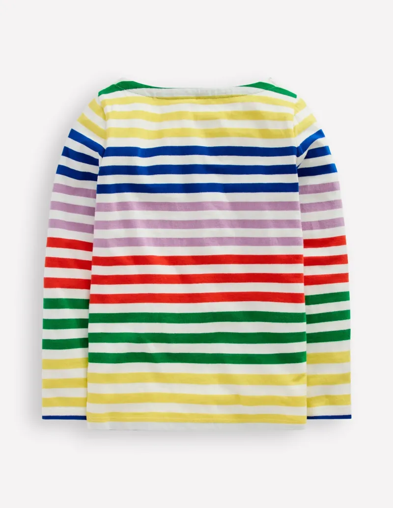 Tops & T-Shirts-Boden Ella Breton-Multi Stripe MultiStripe