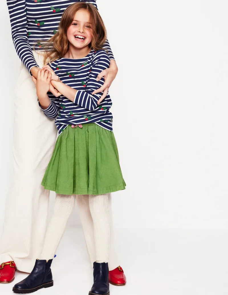 Tops & T-Shirts-Boden Ella Breton-Starboard Blue/ Ivory Festive StarboardBlue/IvoryFestive