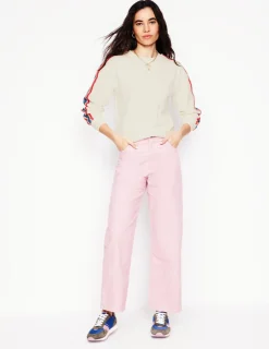 Nightwear & Lougewear | Tops & Blouses-Boden Emi Crochet Sweatshirt- Ivory