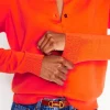 Sweaters & Cardigans-Boden Emilia Cotton Crew Cardigan-Mandarin Orange MandarinOrange