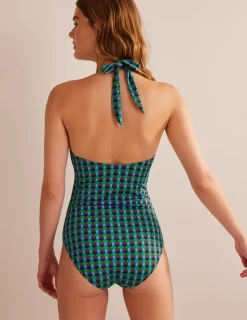 Swimwear-Boden Enhancer Swimsuit-Bright green Brightgreen
