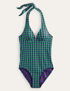 Swimwear-Boden Enhancer Swimsuit-Bright green Brightgreen