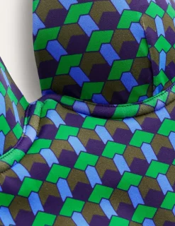 Swimwear-Boden Enhancer Swimsuit-Bright green Brightgreen