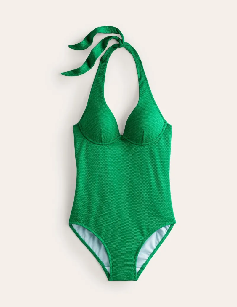 Swimwear-Boden Enhancer Swimsuit-Green Pepper GreenPepper