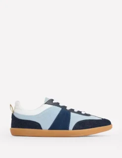Flats | Nightwear & Lougewear-Boden Erin Retro Tennis Sneakers- Denim