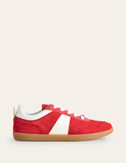 Flats | Nightwear & Lougewear-Boden Erin Retro Tennis Sneakers- Red