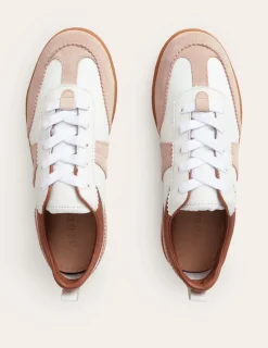 Flats | Nightwear & Lougewear-Boden Erin Retro Tennis Sneakers-White Mix WhiteMix