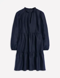 Dresses & Jumpsuits-Boden Esme Linen Short Dress- Navy