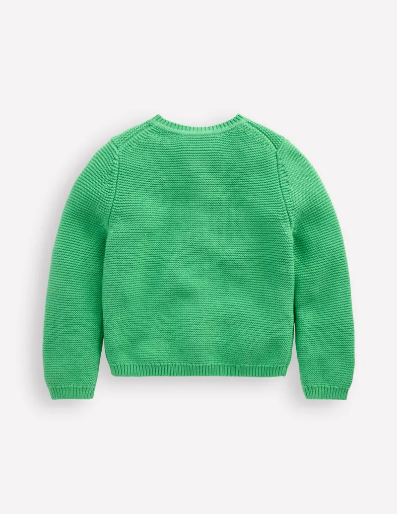 Sweaters & Cardigans-Boden Essential Crew Neck Cardigan-Sapling Green SaplingGreen