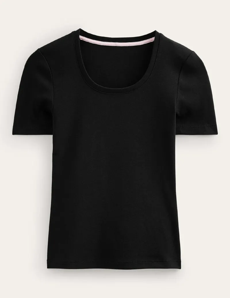 Nightwear & Lougewear | T-Shirts & Tanks-Boden Essential Jersey T-Shirt- Black