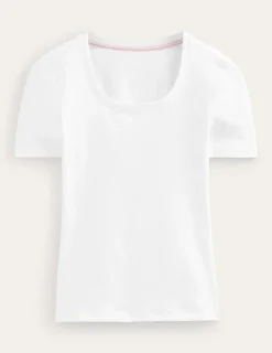 Nightwear & Lougewear | T-Shirts & Tanks-Boden Essential Jersey T-Shirt- White