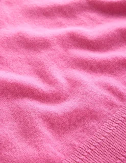 Sweaters & Cardigans-Boden Eva Cashmere Boat Neck Sweater-Pink Tourmaline PinkTourmaline