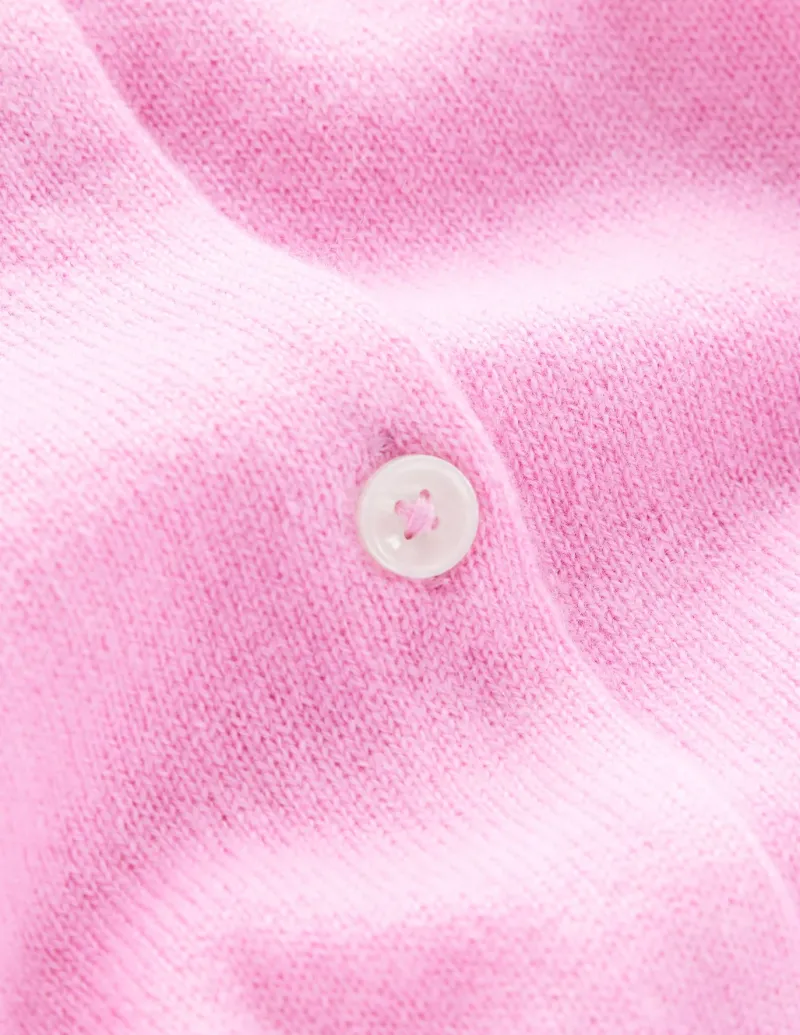 Sweaters & Cardigans-Boden Eva Cashmere Crew Cardigan-Vintage Mauve VintageMauve