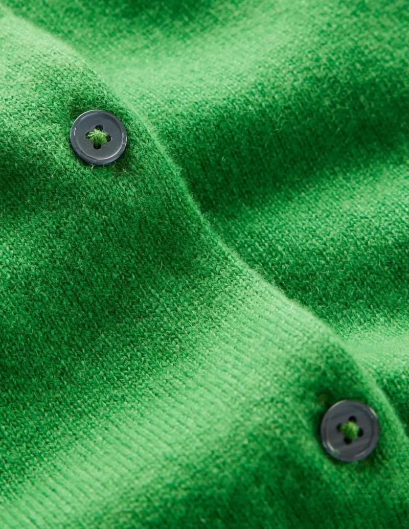 Sweaters & Cardigans-Boden Eva Cashmere Crew Cardigan-Paradise Green ParadiseGreen
