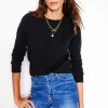 Sweaters & Cardigans-Boden Eva Cashmere Crew Neck Sweater- Black