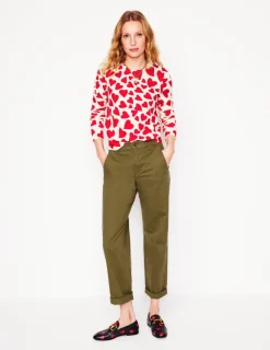 Sweaters & Cardigans-Boden Eva Cashmere Crew Neck Sweater-Ivory, Heart Cluster Ivory,HeartCluster