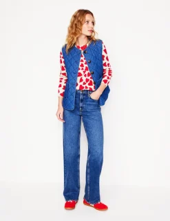 Sweaters & Cardigans-Boden Eva Cashmere Crew Neck Sweater-Ivory, Heart Cluster Ivory,HeartCluster