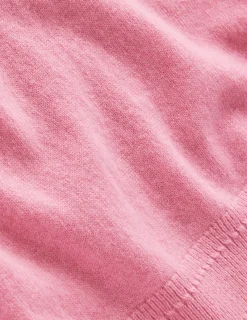 Sweaters & Cardigans-Boden Eva Cashmere Crew Neck Sweater-Old Rose Pink OldRosePink