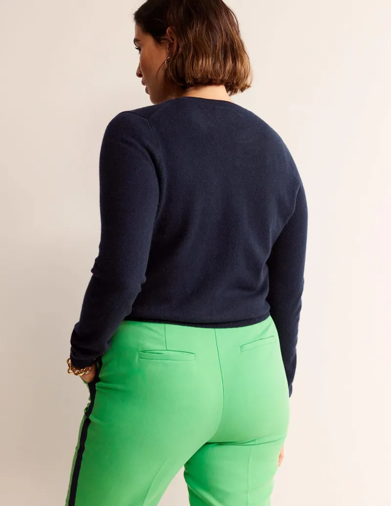 Sweaters & Cardigans-Boden Eva Cashmere Crew Neck Sweater- Navy