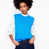 Sweaters & Cardigans-Boden Eva Cashmere Vest-Cerulean Blue CeruleanBlue