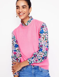 Sweaters & Cardigans-Boden Eva Cashmere Vest-Meadowsweet Pink MeadowsweetPink