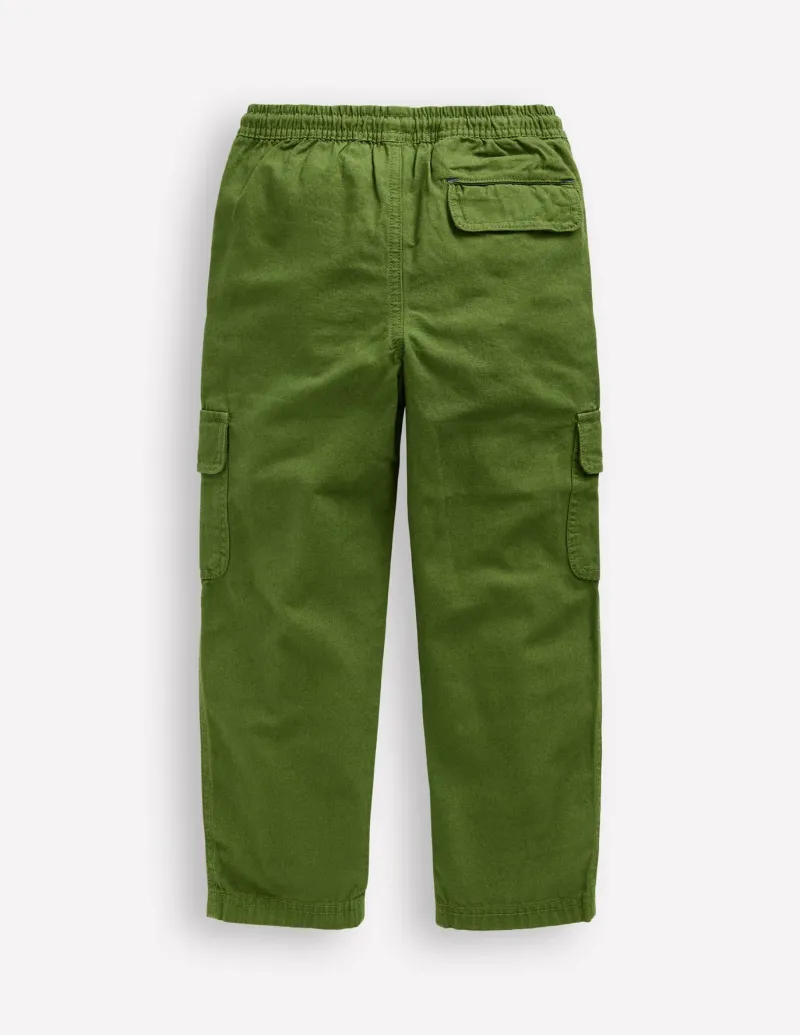 Pants & Jeans-Boden Everyday Cargo Trousers-Brocolli Green BrocolliGreen