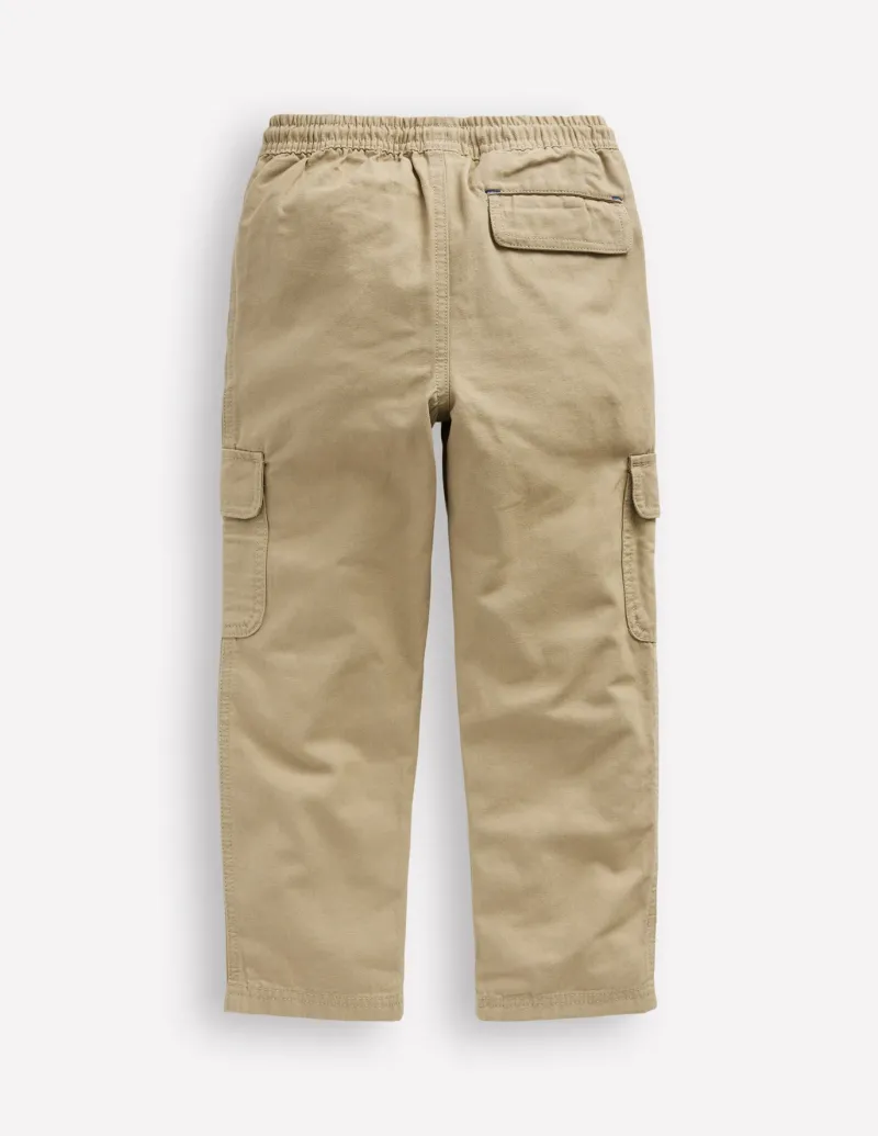 Pants & Jeans-Boden Everyday Cargo Trousers-Stone Grey StoneGrey
