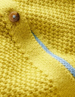 Sweaters & Cardigans-Boden Everyday Cotton Cardigan-Lemon Yellow LemonYellow
