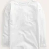 Tops, T-Shirts & Polos-Boden Everyday Long Sleeve T-Shirt- White