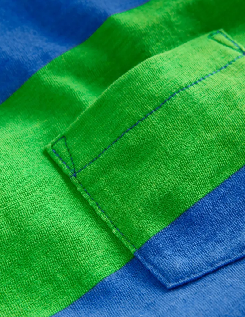 Tops, T-Shirts & Polos-Boden Everyday Long Sleeve T-Shirt-Greek Blue/ Green GreekBlue/Green
