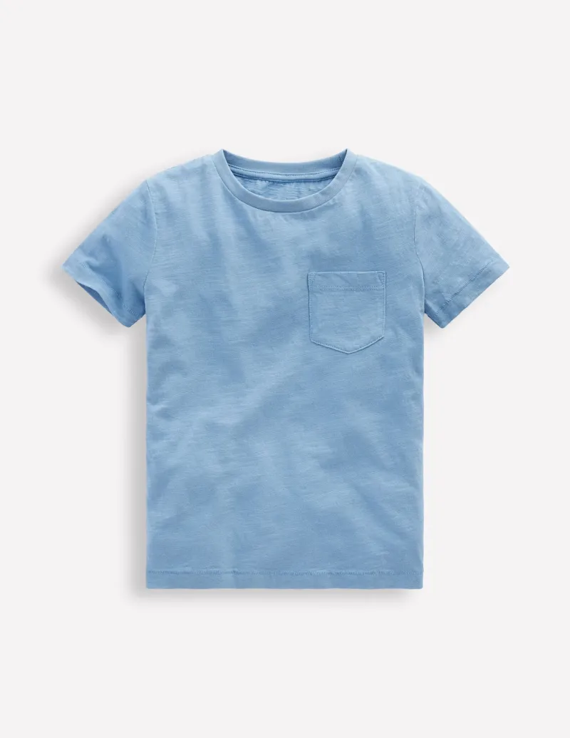 Tops, T-Shirts & Polos-Boden Everyday Short Sleeve T-Shirt-Glacier Blue GlacierBlue