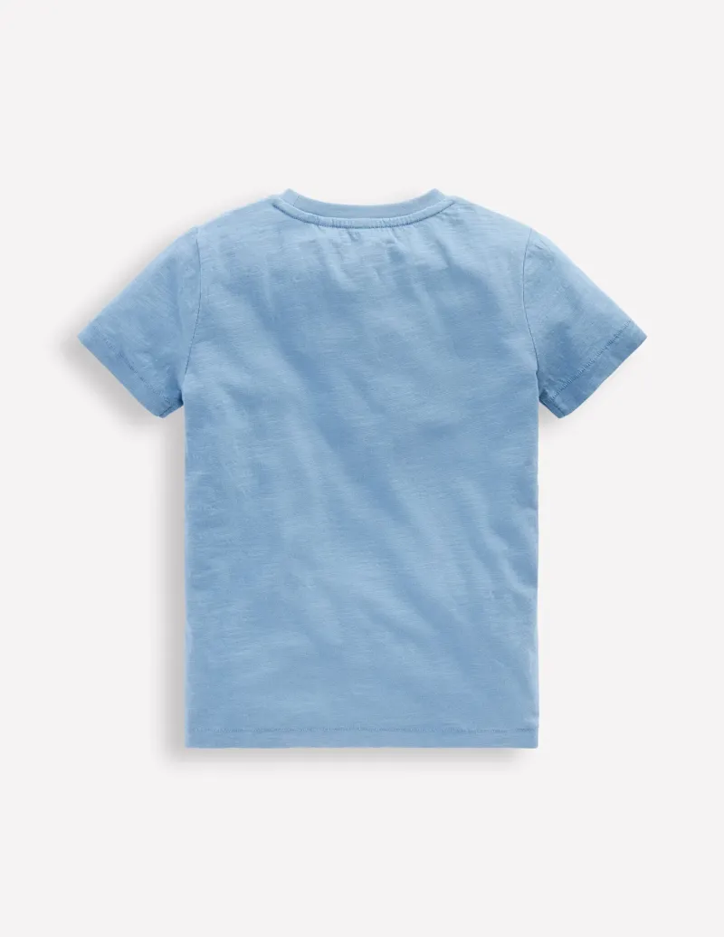 Tops, T-Shirts & Polos-Boden Everyday Short Sleeve T-Shirt-Glacier Blue GlacierBlue
