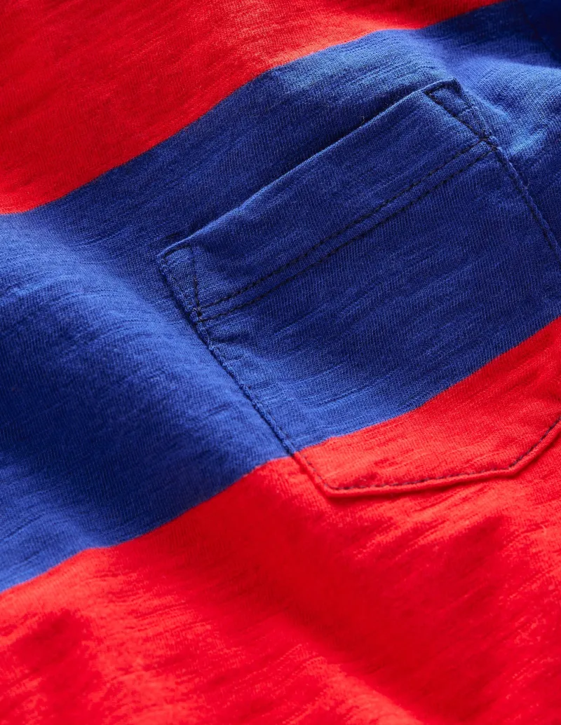 Tops, T-Shirts & Polos-Boden Everyday Short Sleeve T-Shirt-Rockabilly Red / Orion Blue