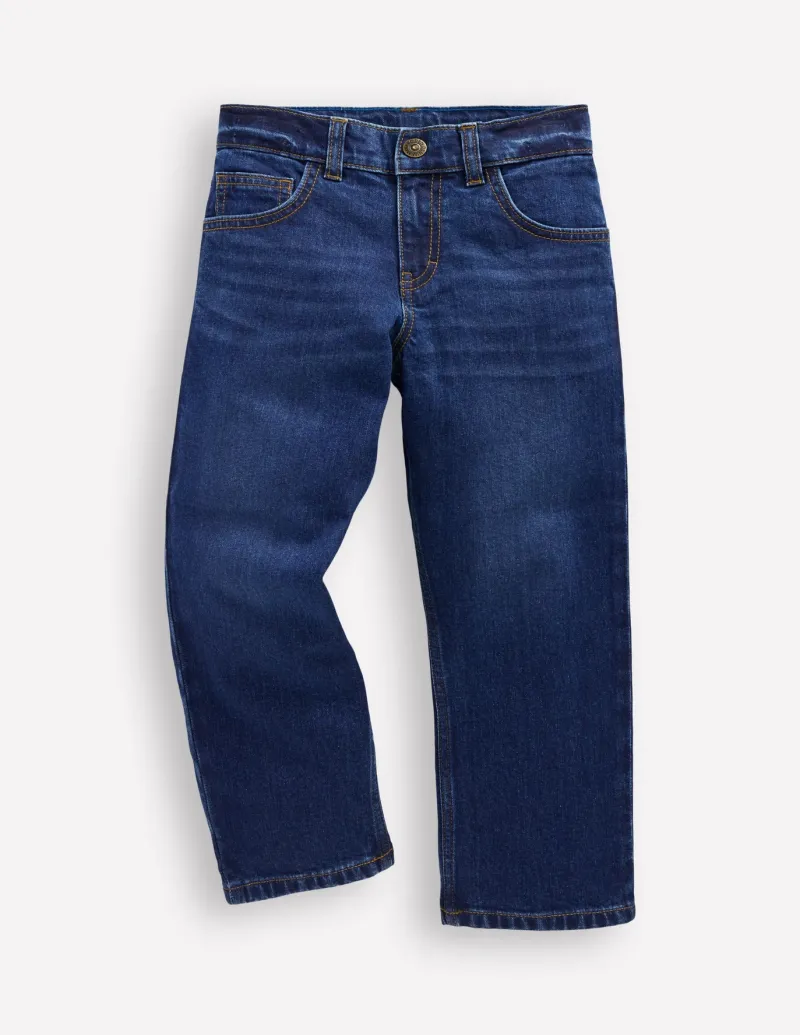 Pants & Jeans-Boden Everyday Straight Jeans-Dark Wash DarkWash