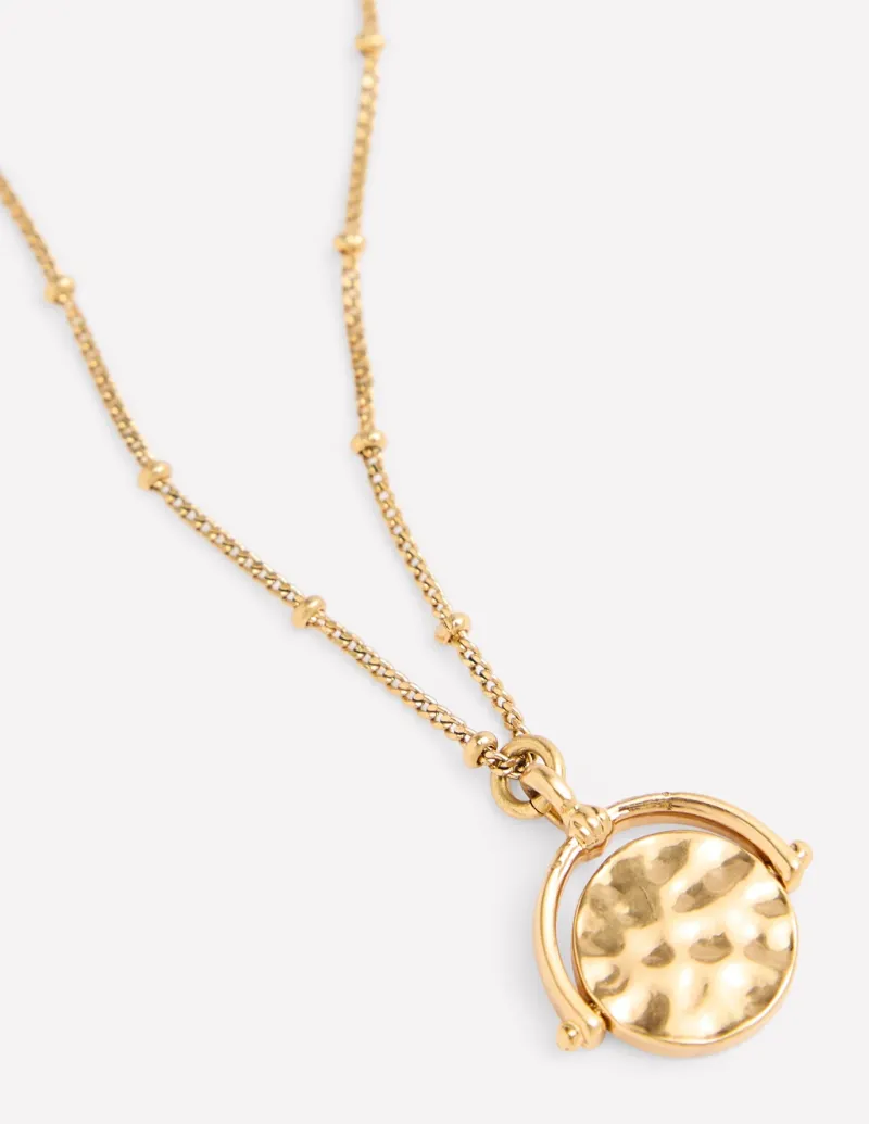 Jewelry-Boden Fine Spinner Pendant Necklace- Gold