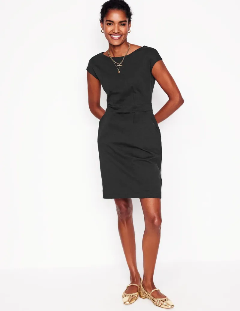 Petite Dresses | Short-Boden Florrie Jersey Dress- Black
