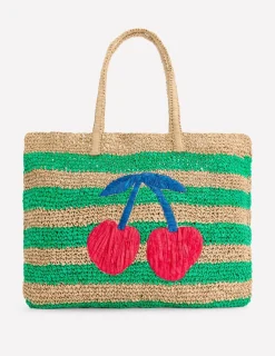 Bags-Boden Fun Holiday Tote- Tan