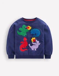 Sweatshirts & Hoodies | Tops, T-Shirts & Polos-Boden Fun Sweatshirt-Starboard Blue Dragons StarboardBlueDragons