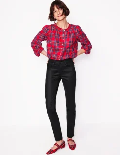 Jeans-Boden Girlfriend Jeans-Black Coated BlackCoated