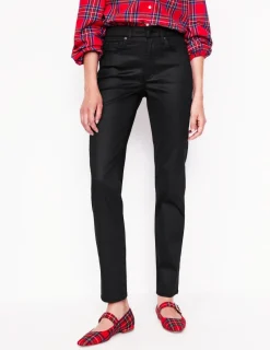 Jeans-Boden Girlfriend Jeans-Black Coated BlackCoated